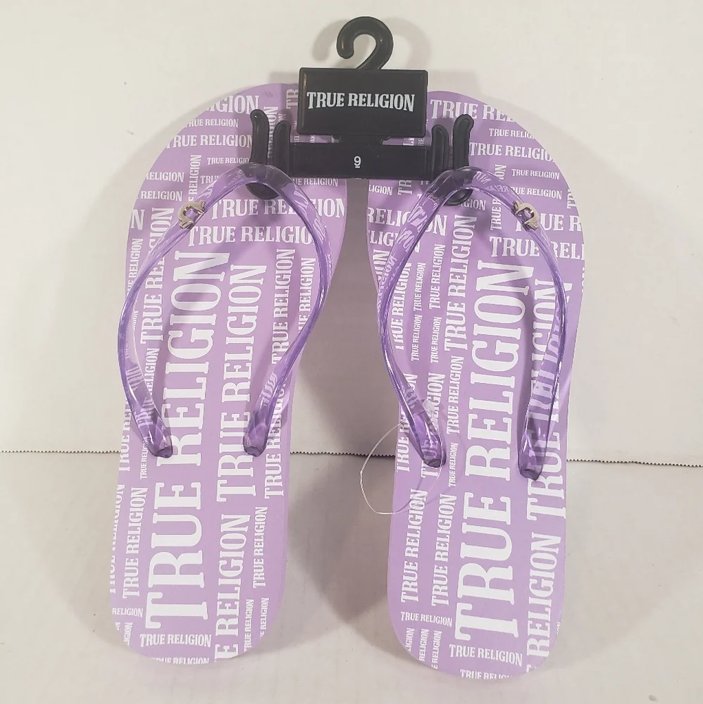 NWT Women's True Religion Malaya Flip-flops - Picture 1 of 5